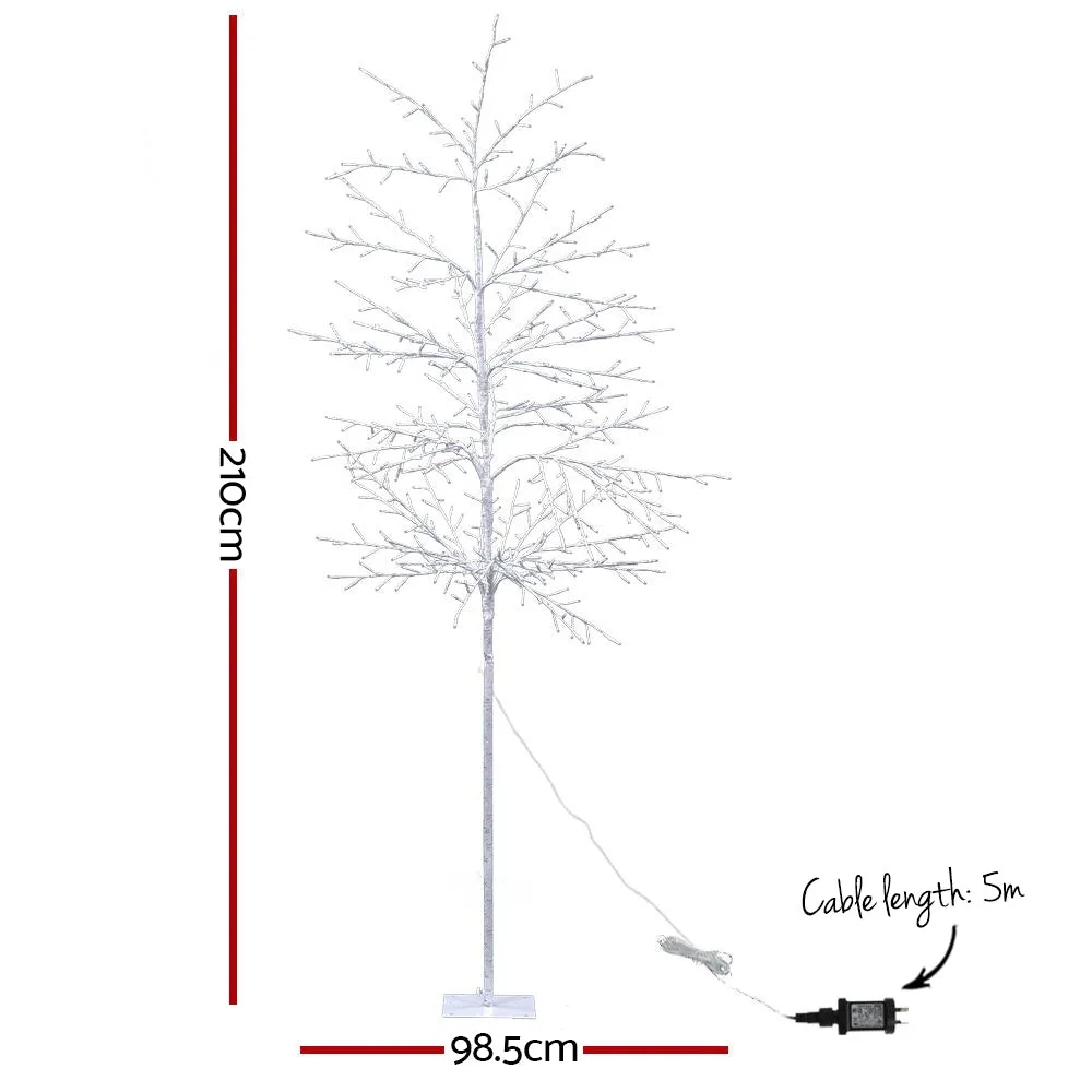 Jollys Christmas Tree 2.1M 480 LED Trees With Lights Warm White