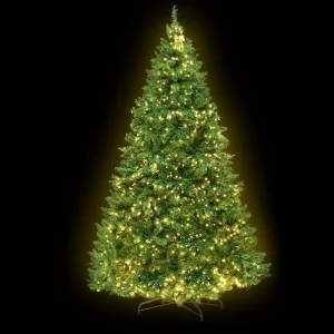 Jollys Christmas Tree 2.1M With 1134 LED Lights Warm White Green