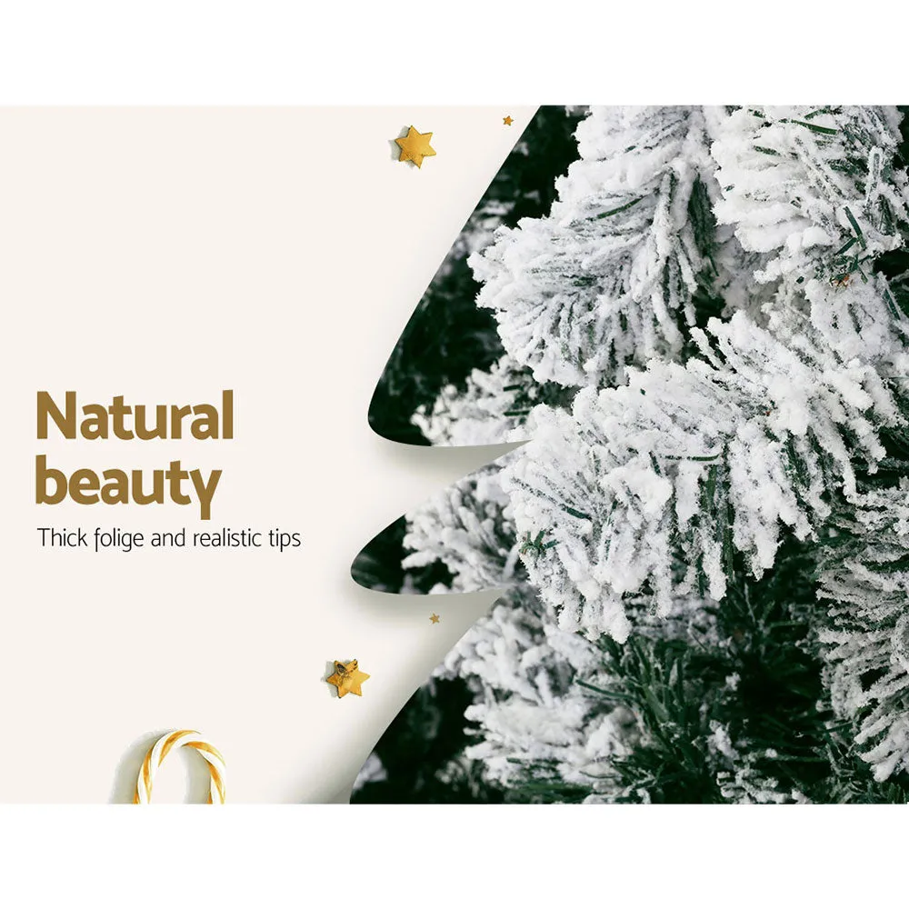 Jollys Christmas Tree 2.1M Xmas Trees Decorations Snowy 1106 Tips