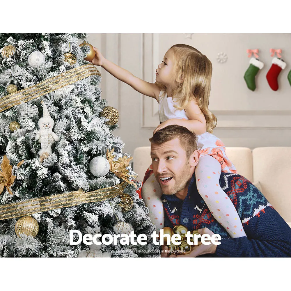 Jollys Christmas Tree 2.1M Xmas Trees Decorations Snowy 1106 Tips
