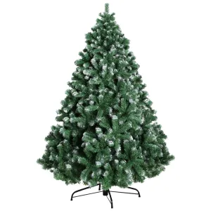 Jollys Christmas Tree 2.1M Xmas Trees Decorations Snowy 1250 Tips