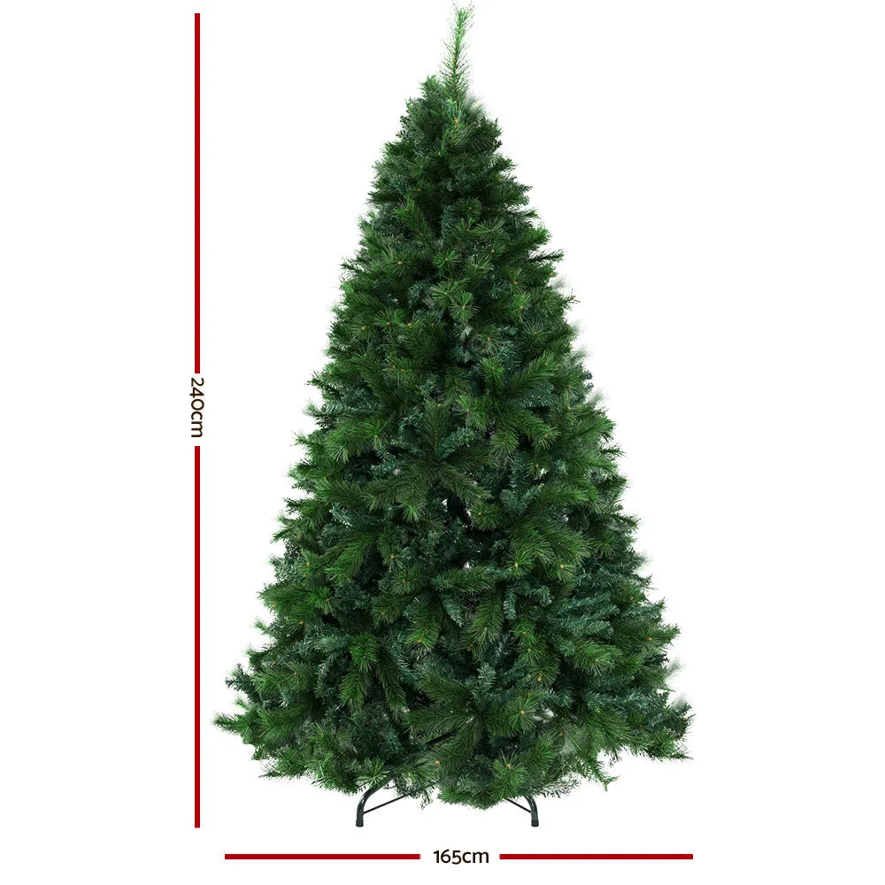 Jollys Christmas Tree 2.4M Xmas Trees Decorations Pine-Needle 2100 Tips