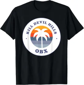 Kill Devil Hills Beach OBX North Carolina Ocean Wave NC T-Shirt
