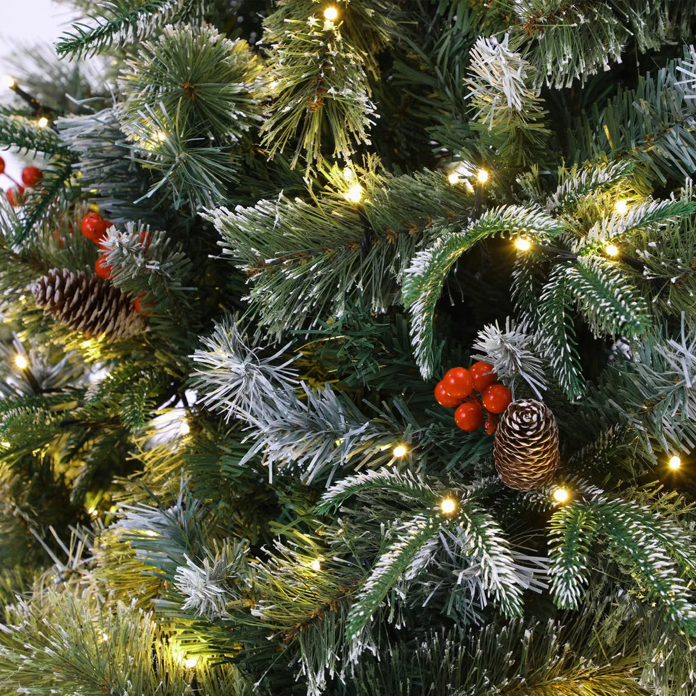 LED Christmas Tree 2.1M 7FT Green White 1210 Tips