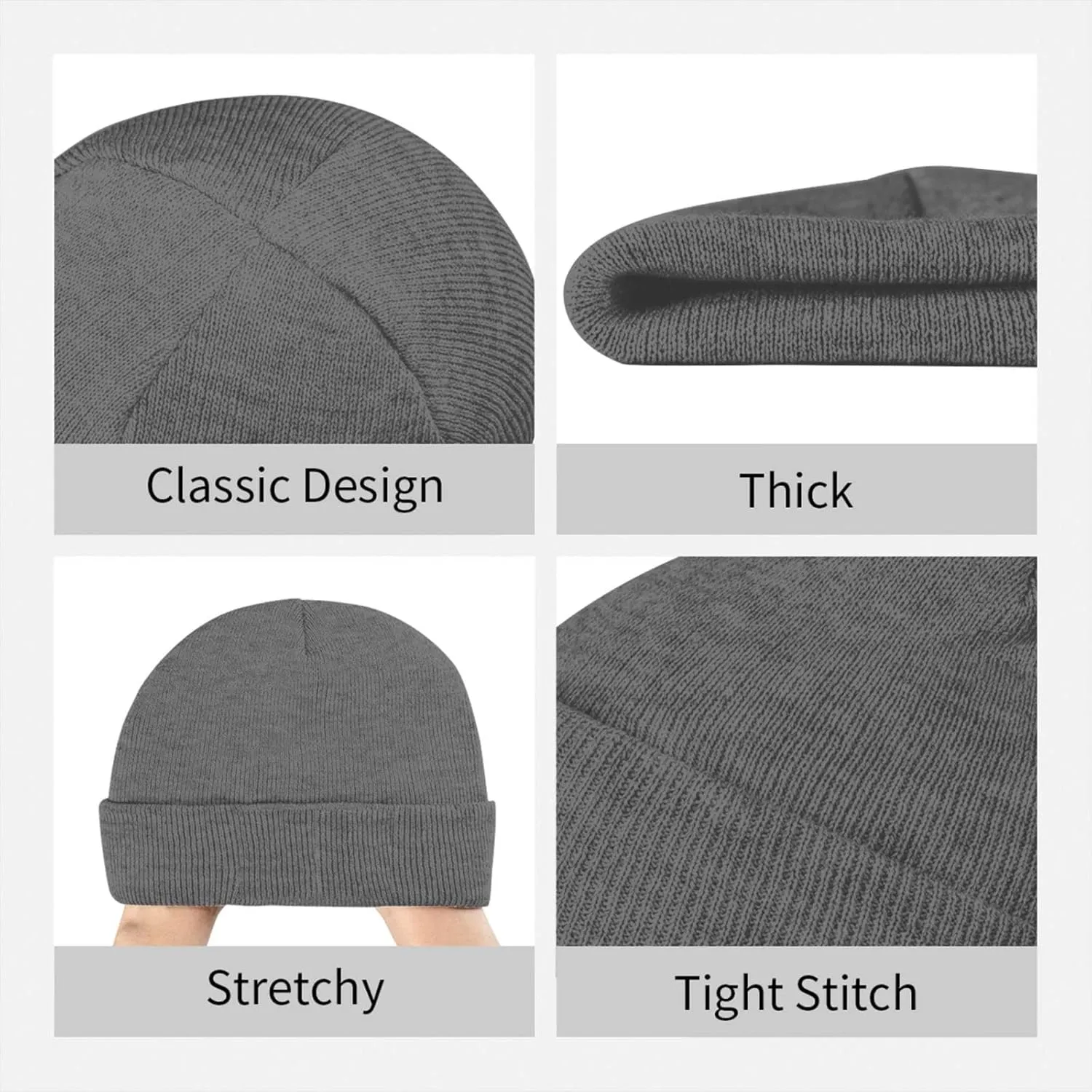 Lehigh University Logo Classic Warm Winter Knit Cap Fleece Lined Beanie Hat