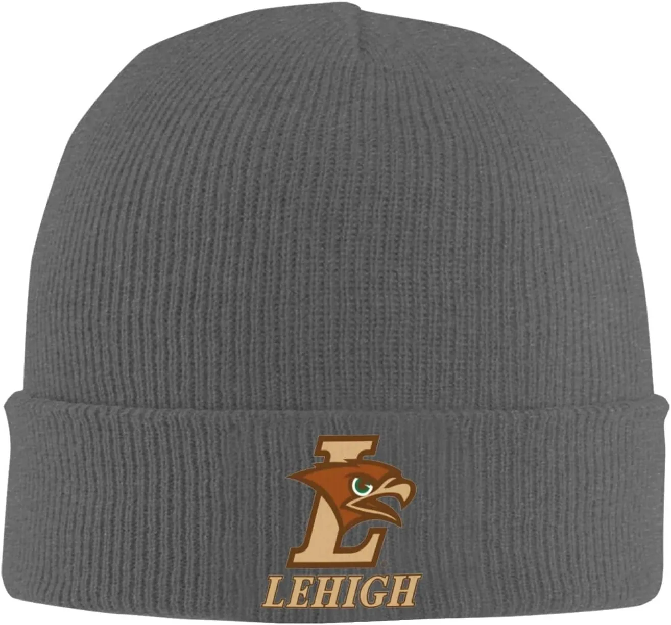 Lehigh University Logo Classic Warm Winter Knit Cap Fleece Lined Beanie Hat