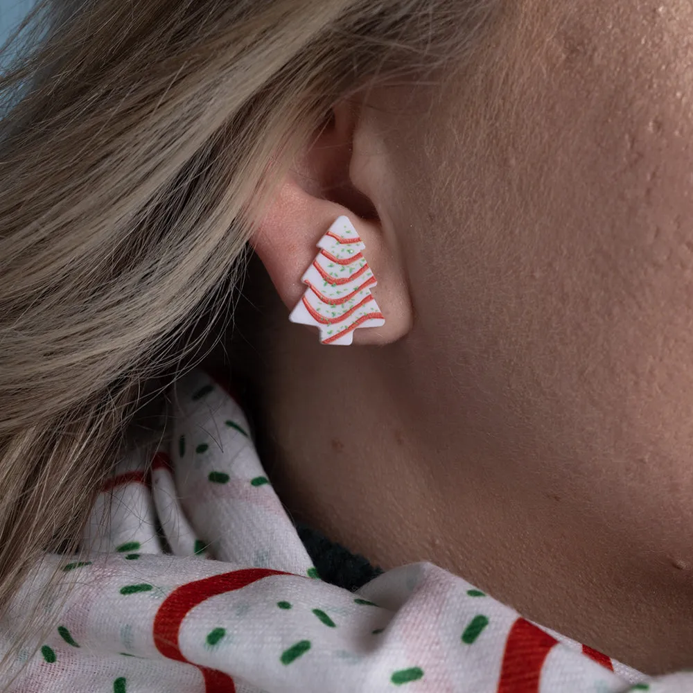 Little Debbie® Christmas Tree Cake Earrings