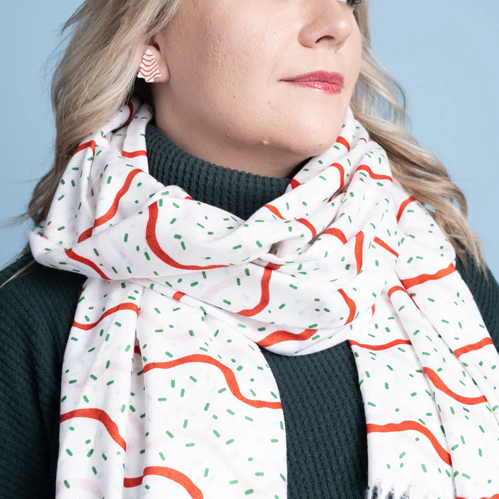Little Debbie® Christmas Tree Cake Earrings