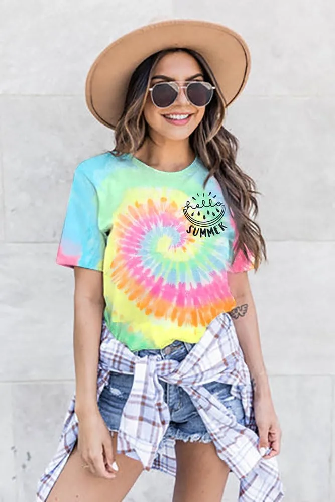 LUKYCILD Last Day of School Teacher ShirtWomen School Out for Summer Shirt Casual Short Sleeve Teacher Appreciation Gifts