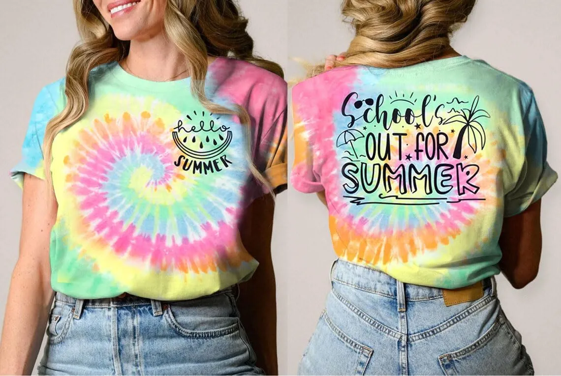 LUKYCILD Last Day of School Teacher ShirtWomen School Out for Summer Shirt Casual Short Sleeve Teacher Appreciation Gifts