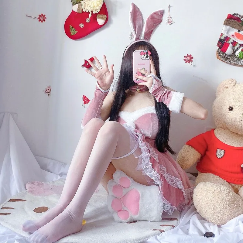 Luxury Santa Bunny Dress Set