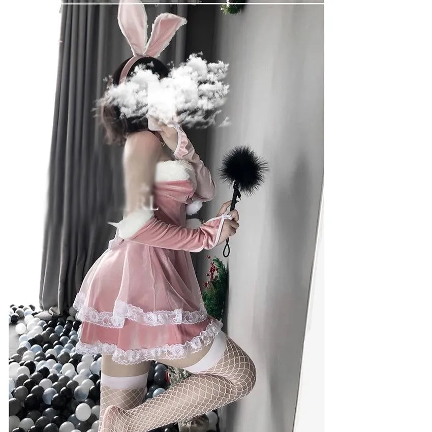 Luxury Santa Bunny Dress Set