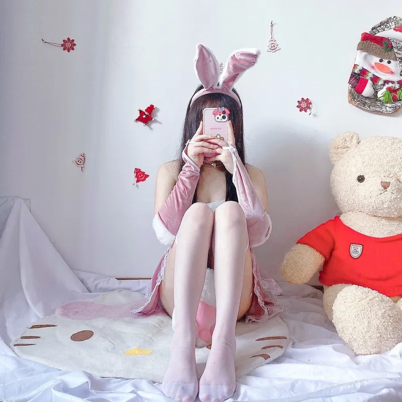 Luxury Santa Bunny Dress Set