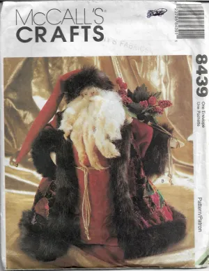 McCall's Crafts 8439 Father Christmas Doll Sewing Pattern