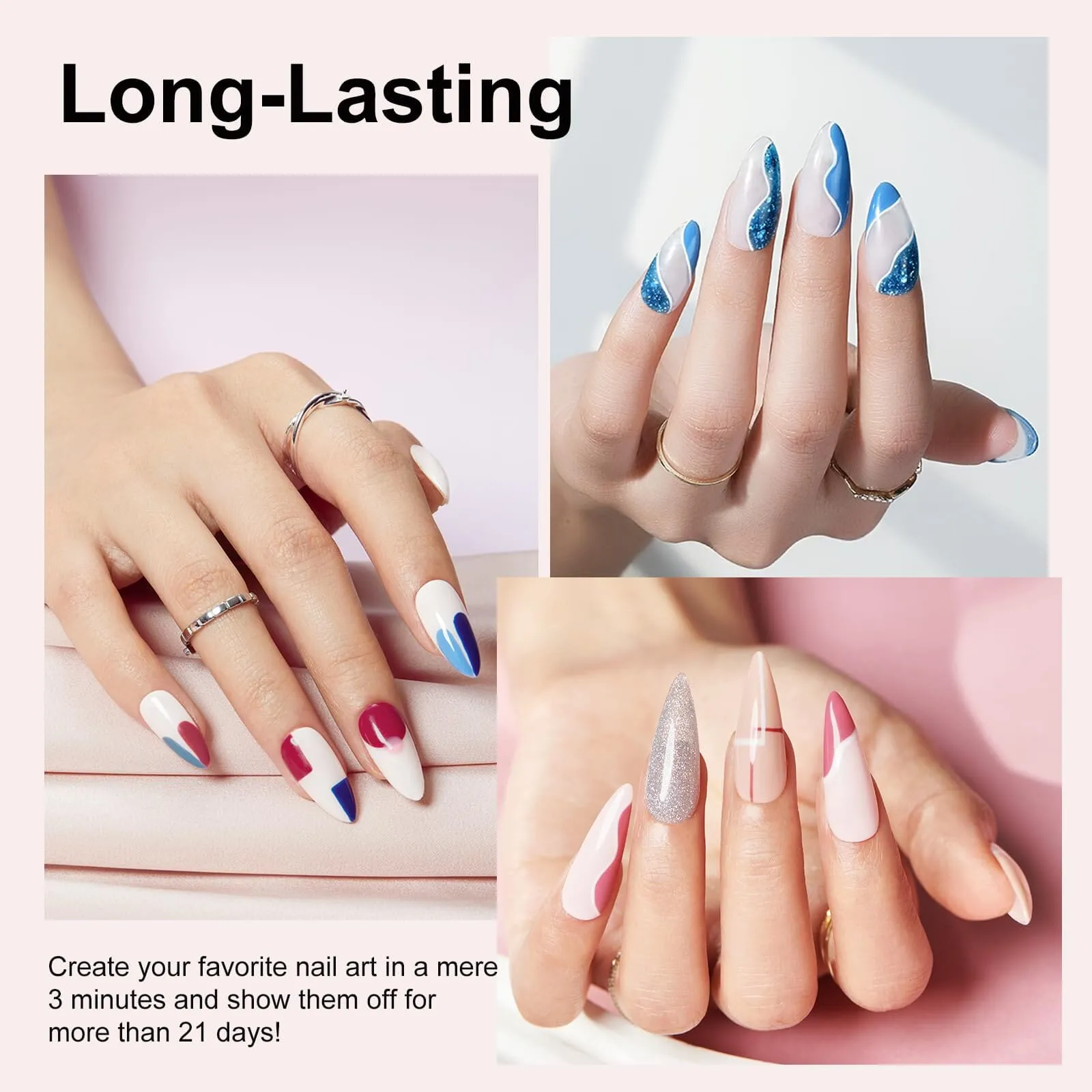 MEFA Gel Nail Polish Kit - 20 Colours | The Belief
