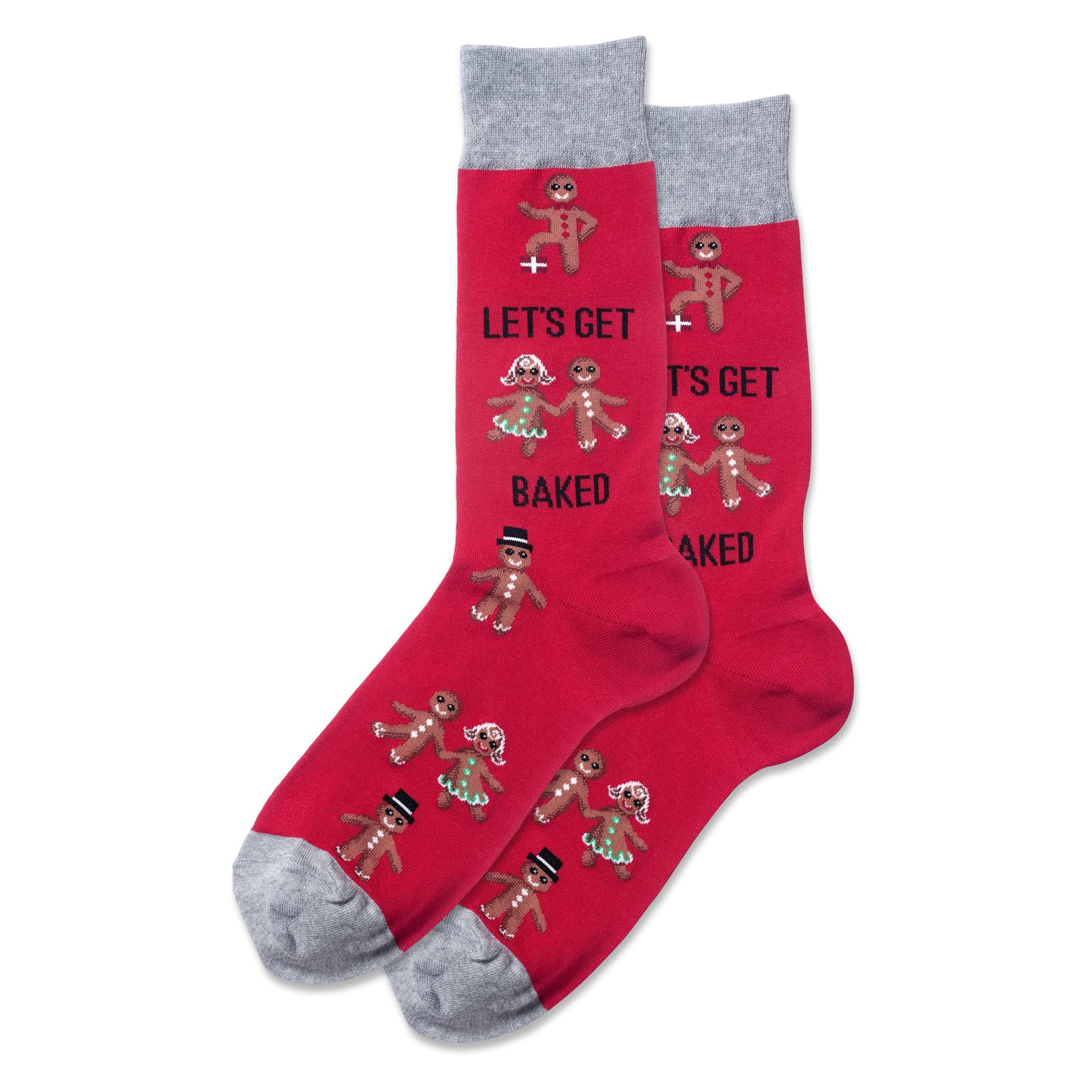 MEN'S LETS GET BAKED CREW SOCKS