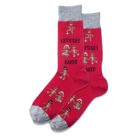 MEN'S LETS GET BAKED CREW SOCKS