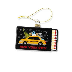 New York City Matchbook Ornament 3.5"