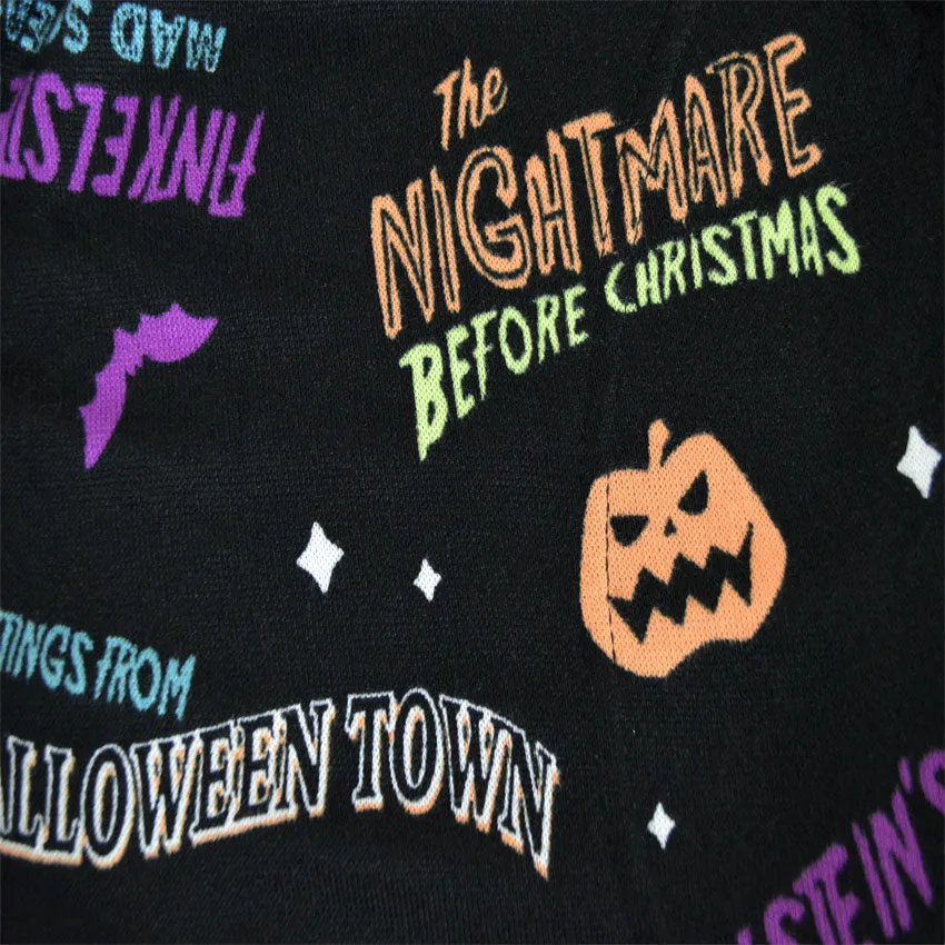 Nightmare Before Christmas Greeting from Halloweentown Pajama Set