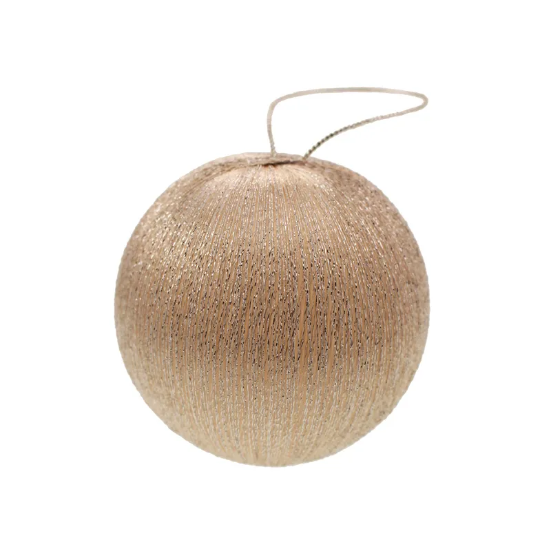 Pink Metallic Spun Bauble