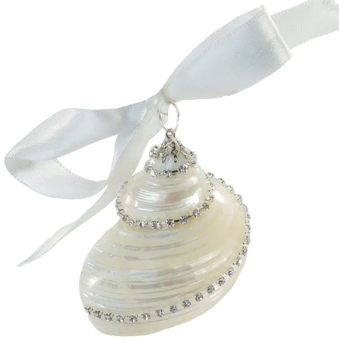 Poseidon's Jewels Swarovski Crystals Seashell Ornament Set