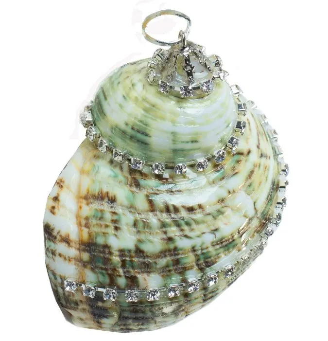 Poseidon's Jewels Swarovski Crystals Seashell Ornament Set