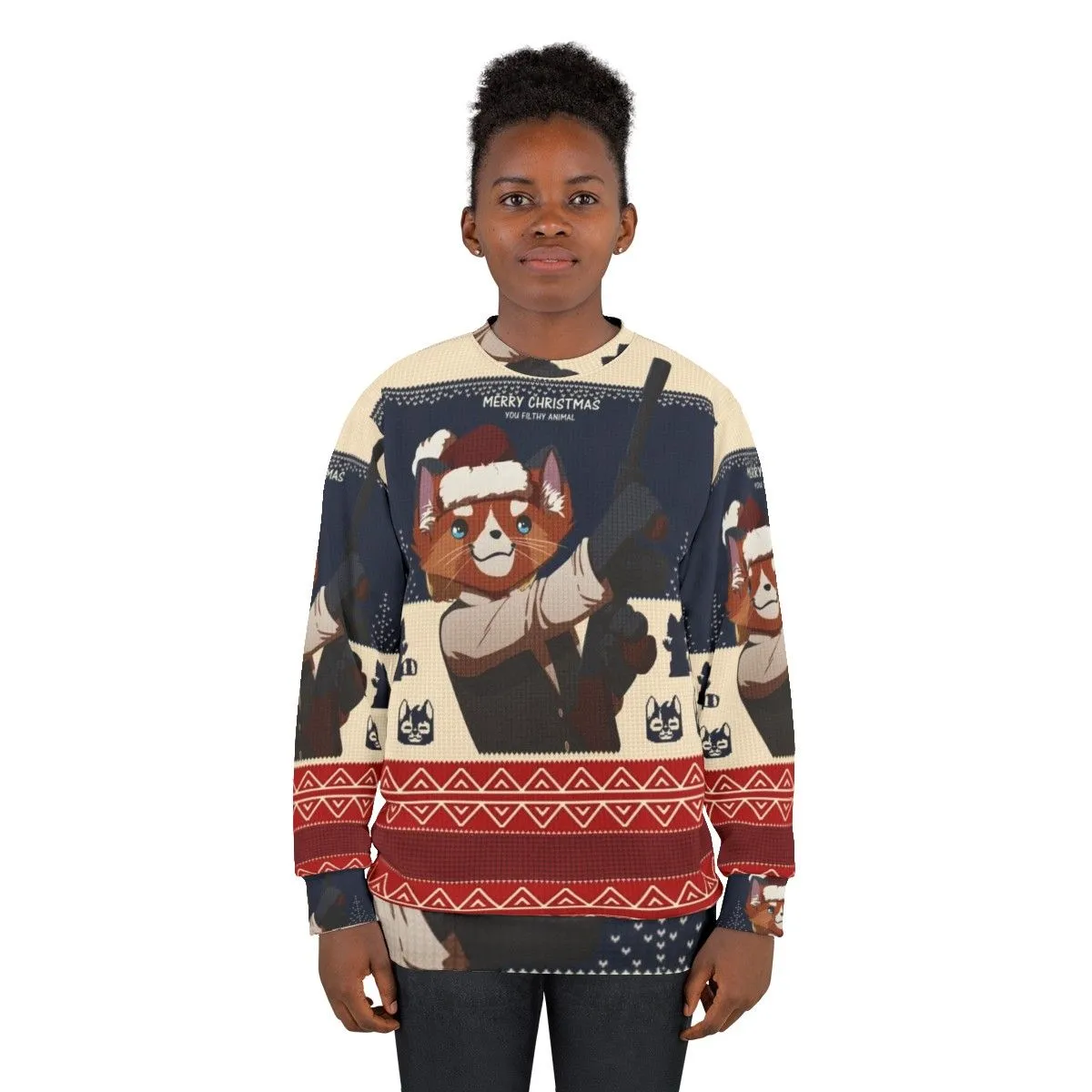 "Merry Christmas You Filthy Animal" Home Alone Inspired Sweatshirt