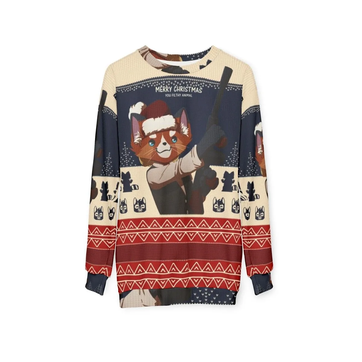 "Merry Christmas You Filthy Animal" Home Alone Inspired Sweatshirt