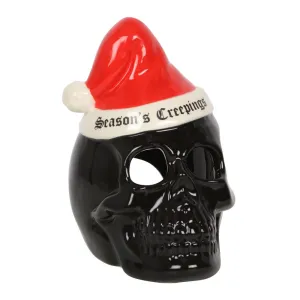 Seasons Creepings Skull Candle Holder