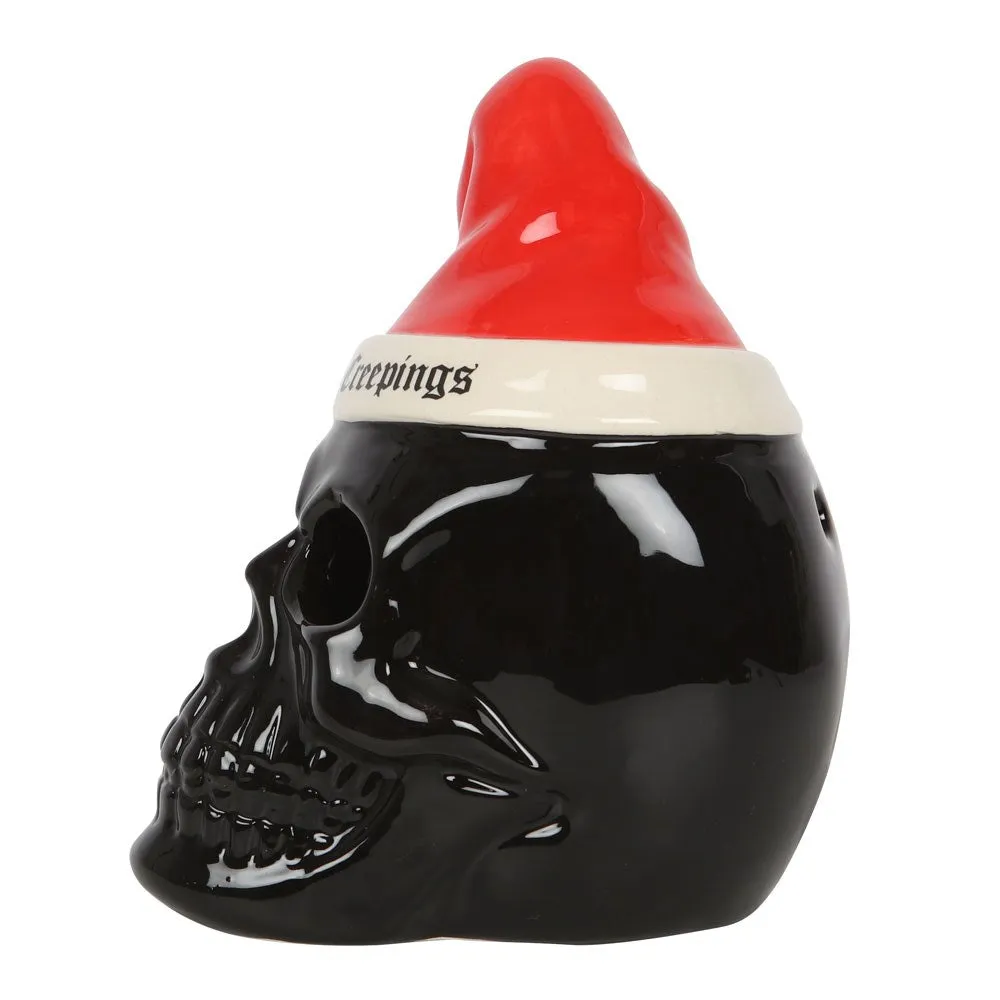 Seasons Creepings Skull Candle Holder