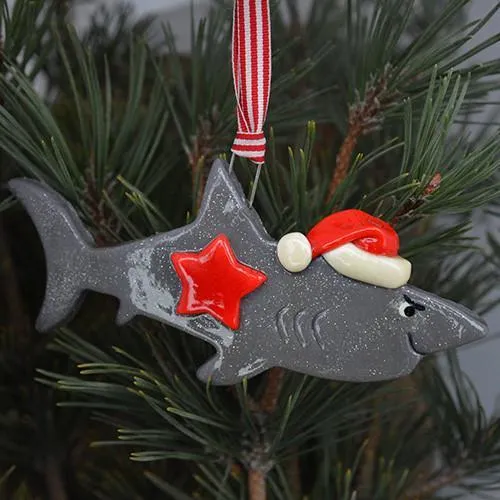 Shark Christmas Ornament