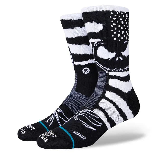 Stance Nightmare Before Christmas Patch Crew Socks - Black