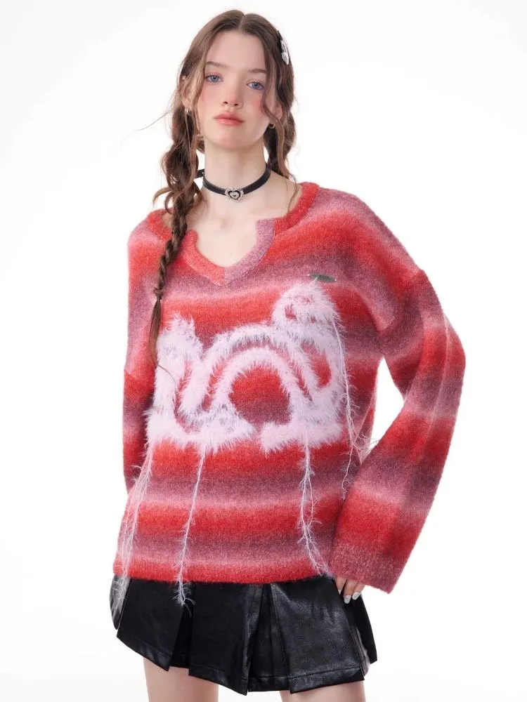 Striped Christmas Battle Sweater【s0000006156】