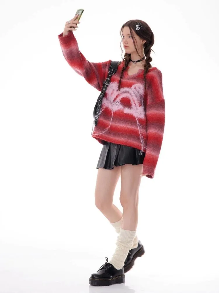 Striped Christmas Battle Sweater【s0000006156】