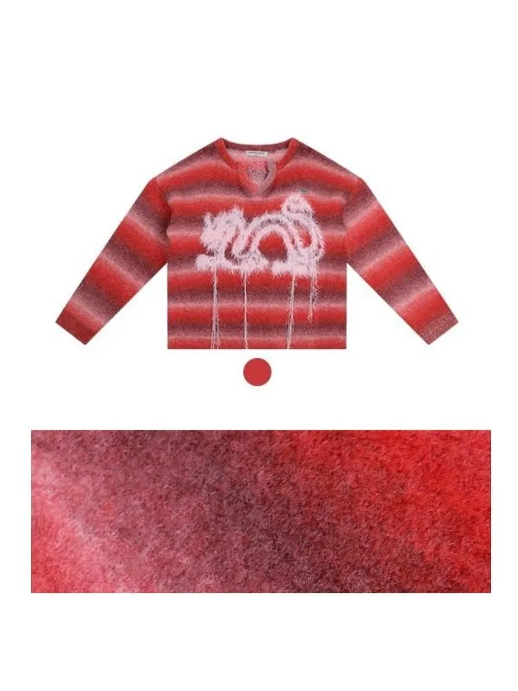 Striped Christmas Battle Sweater【s0000006156】
