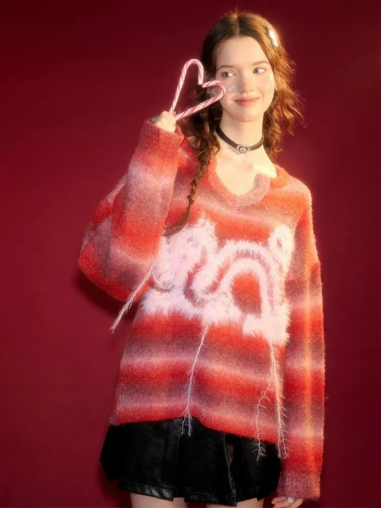 Striped Christmas Battle Sweater【s0000006156】