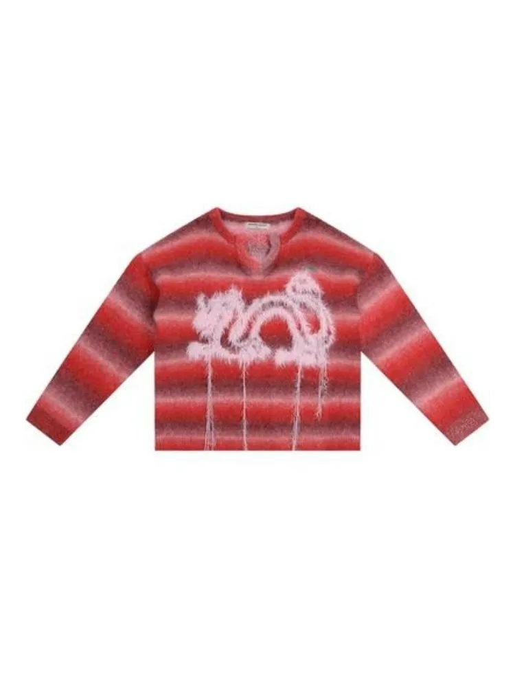 Striped Christmas Battle Sweater【s0000006156】