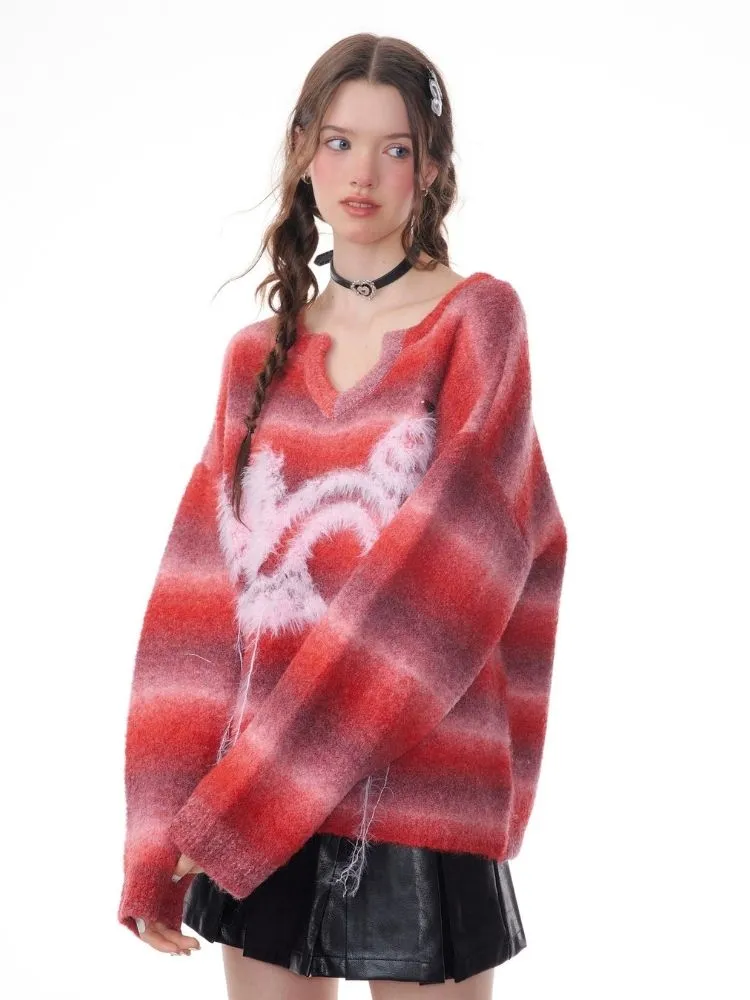 Striped Christmas Battle Sweater【s0000006156】