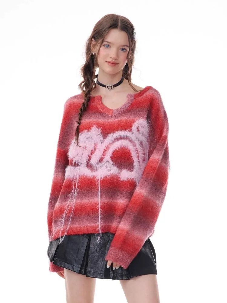 Striped Christmas Battle Sweater【s0000006156】