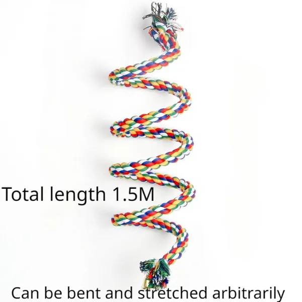 Toy rope for birds