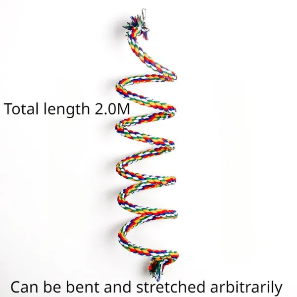 Toy rope for birds