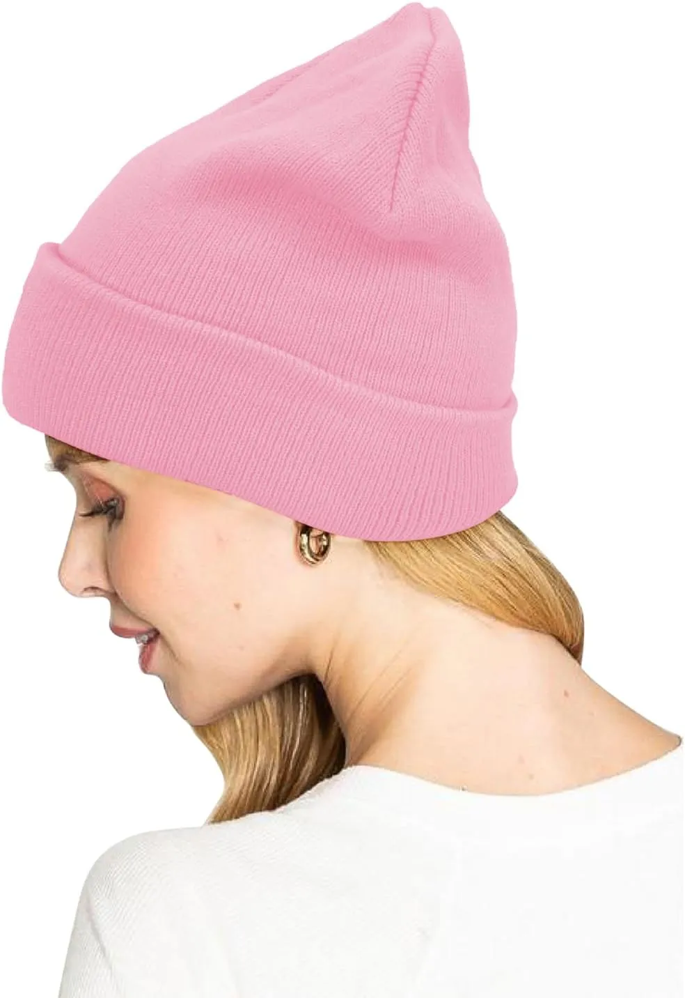 UTTPLL Knit Beanie Hat Soft Cute Unisex Skull Beanie Stretchy Hats with Smile Face for Men/Women