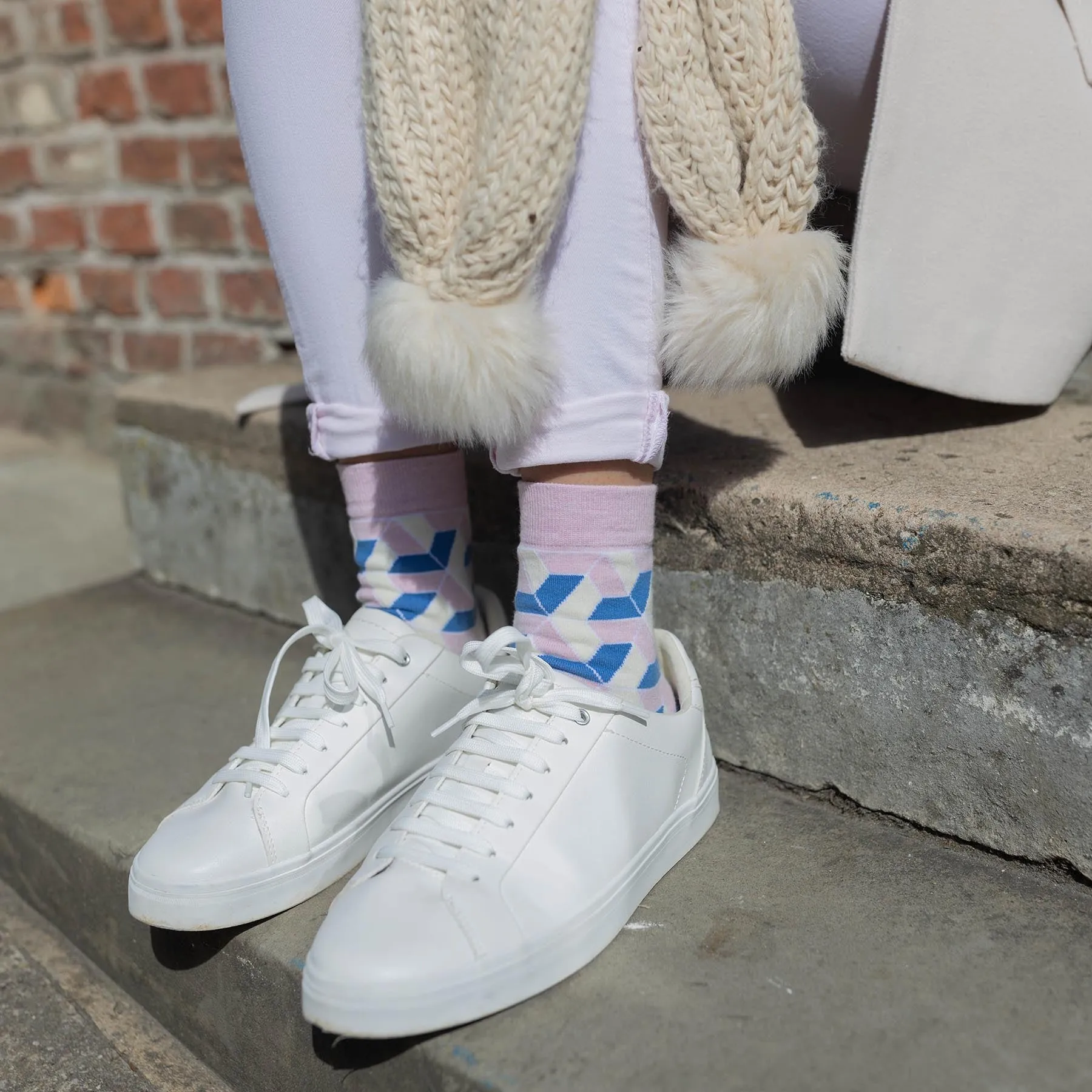 Vertex Women's Socks - Pink