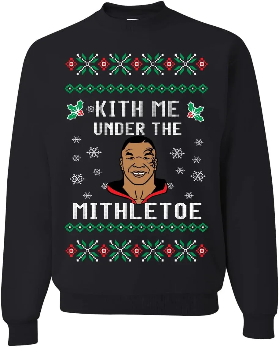 Wild Bobby Merry Chrithmith Ugly Christmas Sweater Unisex Crewneck Graphic Sweatshirt