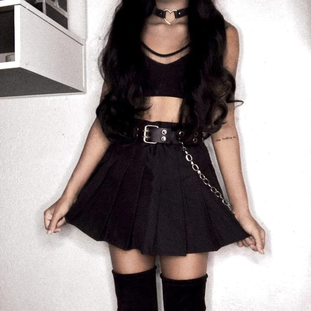 Women's High Waist Pleated Cosplay Cheer Skirt Mini School Tennis Skirts Thanksgiving Day Christmas Skirt